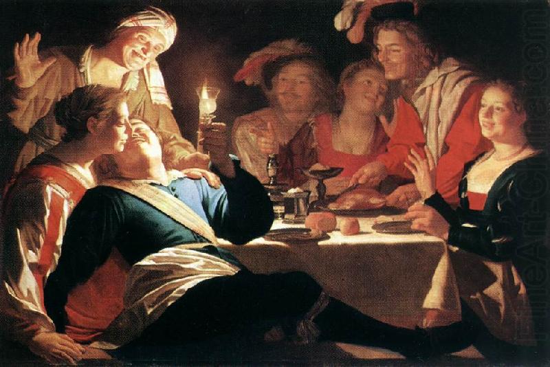 The Prodigal Son af, HONTHORST, Gerrit van